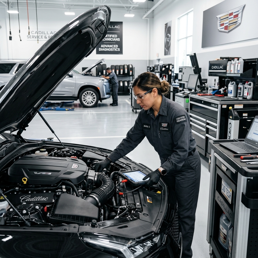 AI generated: cadillac certified technician