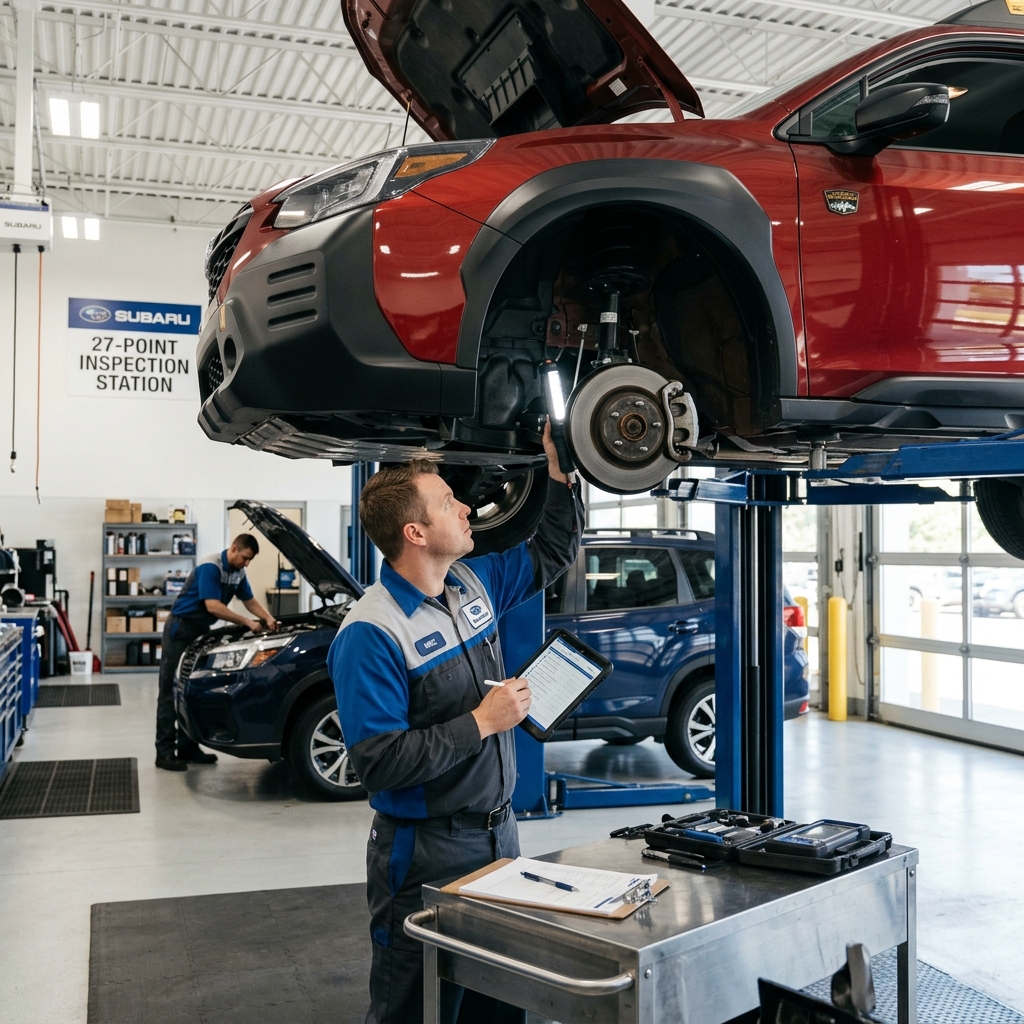 AI generated: subaru inspection