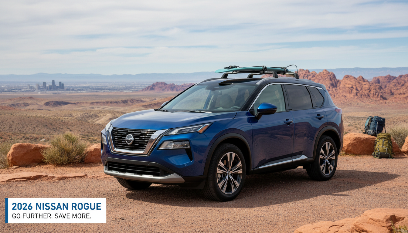 AI generated: Fuel Efficiency and Cost Savings for Henderson Commuters and Adventurers Pricing MSRP and pricing comparison. Bold = category leader Specification 2026 Honda CR-V 2026 Nissan Rogue MSRP $30,920 $29,090 For commuters weaving through Henderson's suburban streets and adventurers travelin
