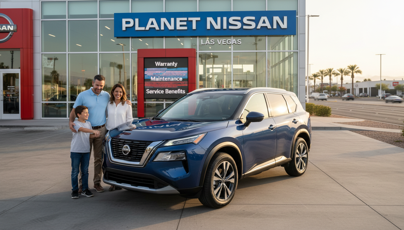 AI generated: Warranty, Maintenance, and Service Benefits at Planet Nissan in Las Vegas When selecting a crossover for daily life in bustling suburban communities like Centennial Hills or Enterprise, peace of mind is a top priority. The 2026 Nissan Rogue excels not only with its features and perform