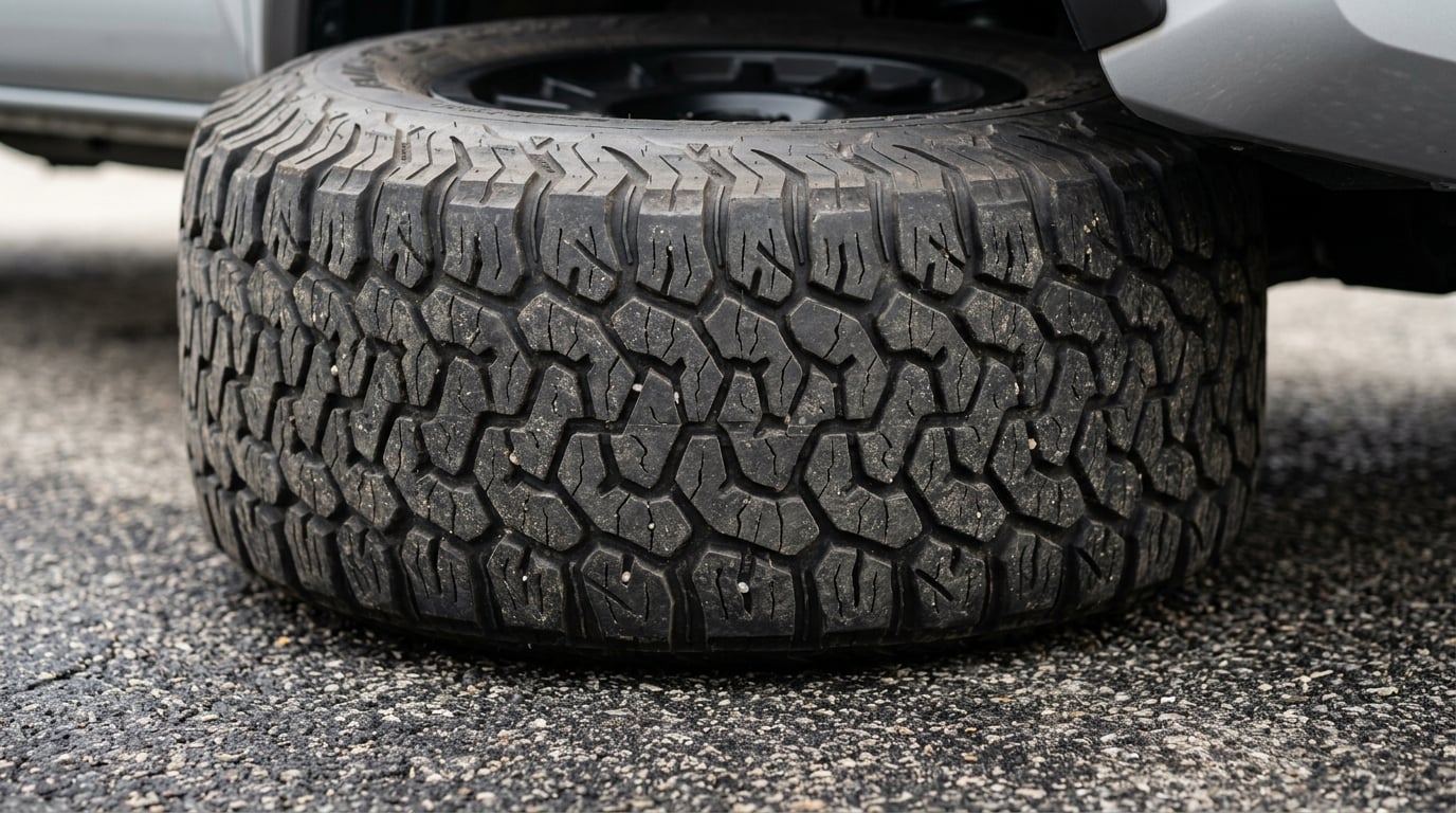 Close-up of a Toyota tire tread (Representative image for illustration purposes only)
