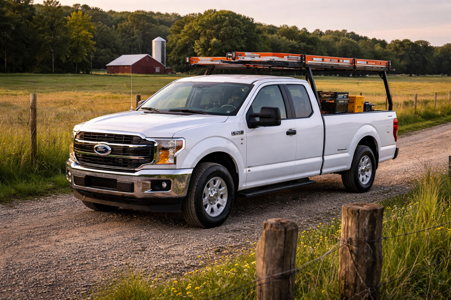 Ford F-150 commercial setup