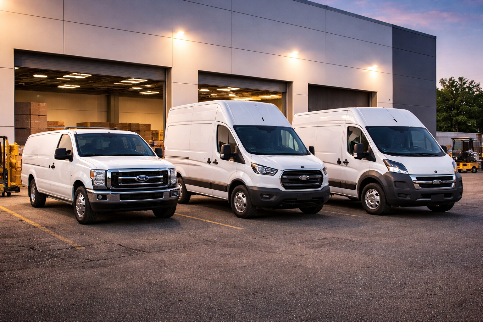 Ford Transit and Ram ProMaster cargo vans