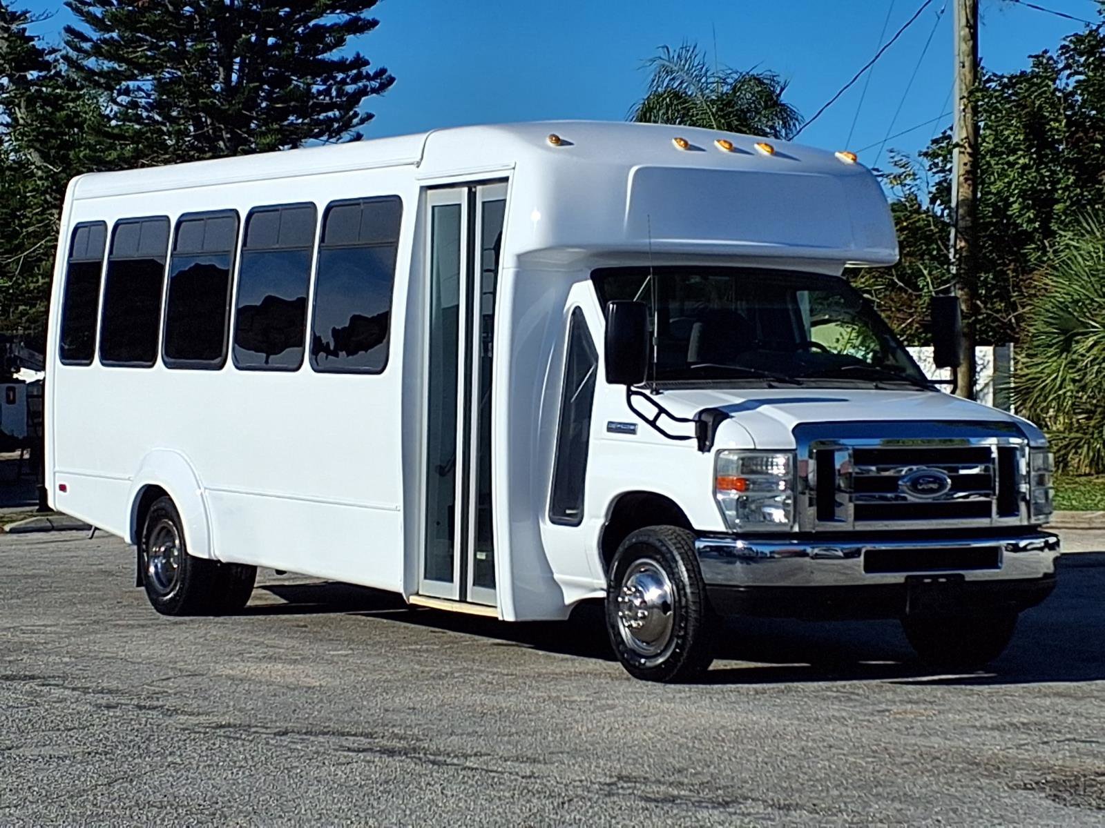 Various shuttle bus configurations for different industries