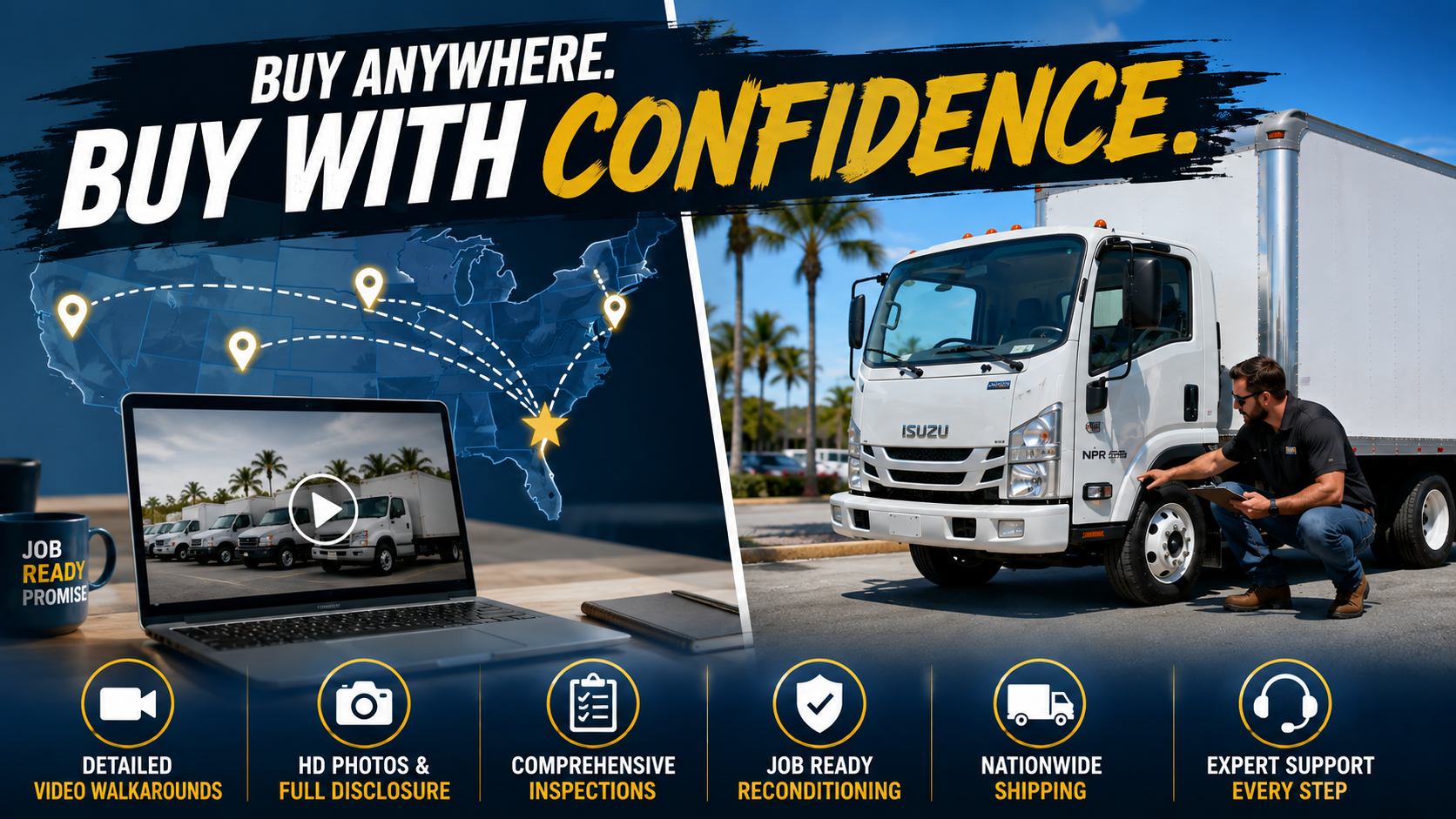What Are the Primary Risks of Buying a Commercial Truck Unseen vs. Inspecting Locally?