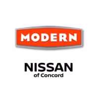 The exterior of Modern Nissan of Concord dealership