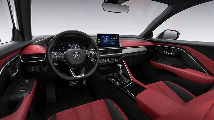 Acura ADX A-Spec interior with digital displays