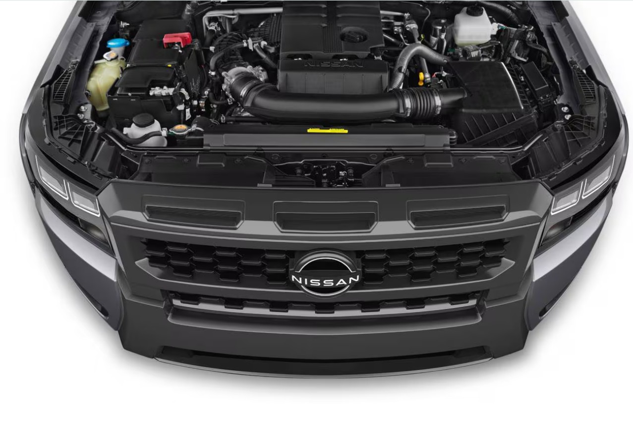 2026 Nissan Frontier engine bay