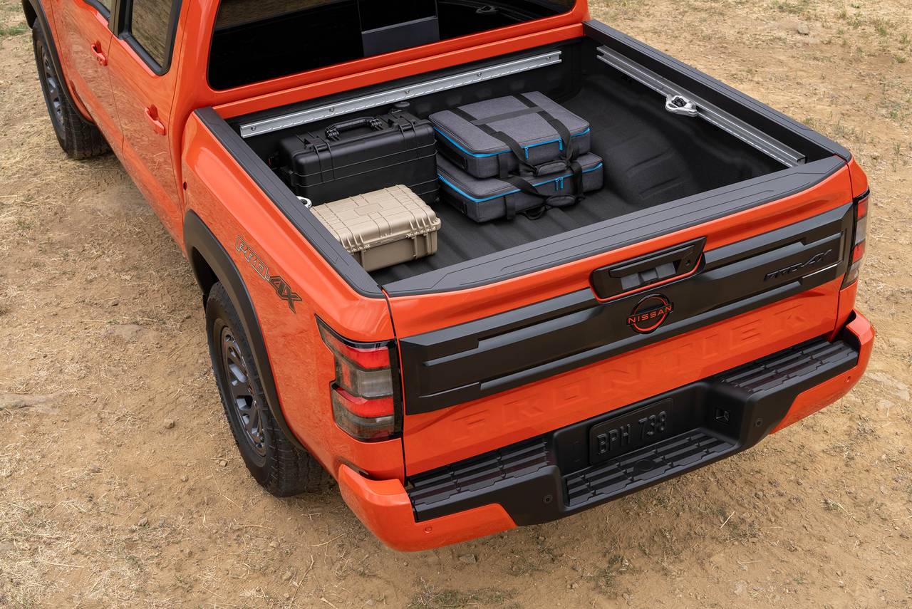 Nissan Frontier truck bed utility features