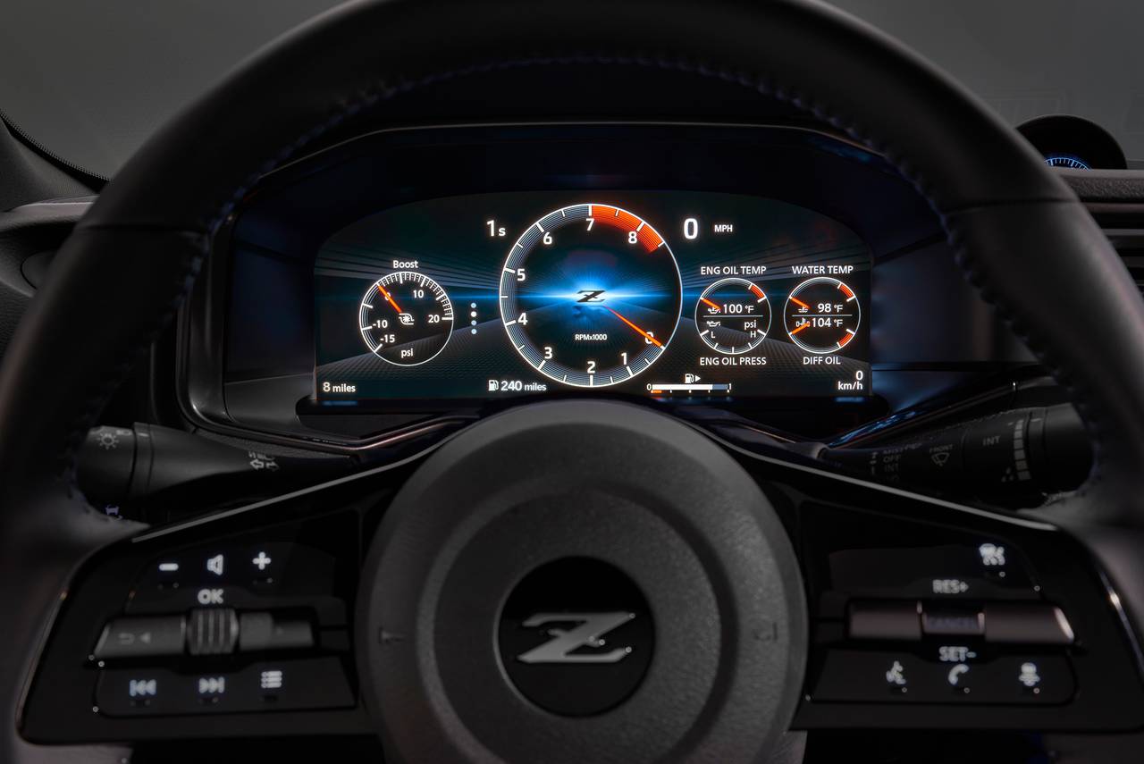 2026 Nissan Z dashboard technology