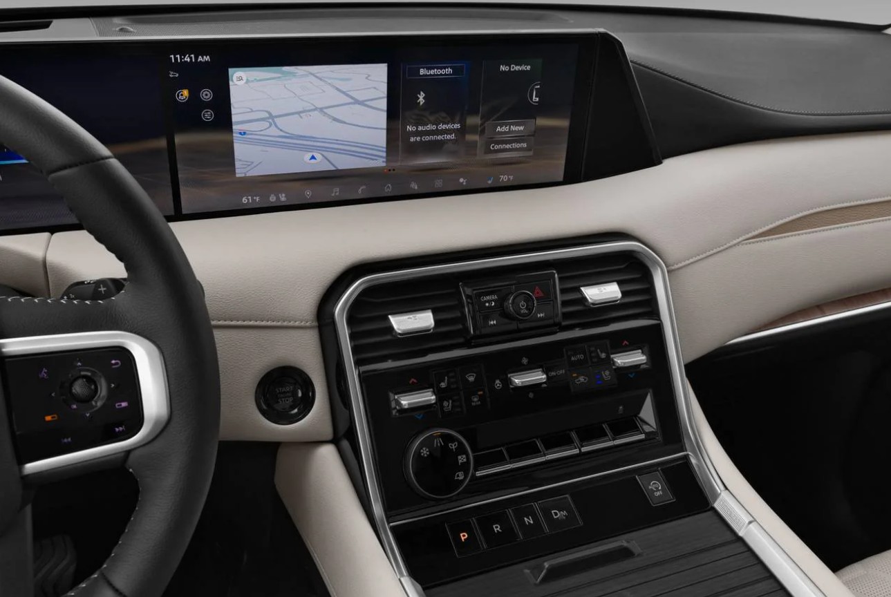 2026 Nissan Armada infotainment display