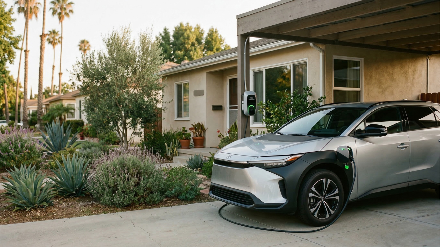 LADWP time of use EV charging rates for North Hollywood Toyota drivers
