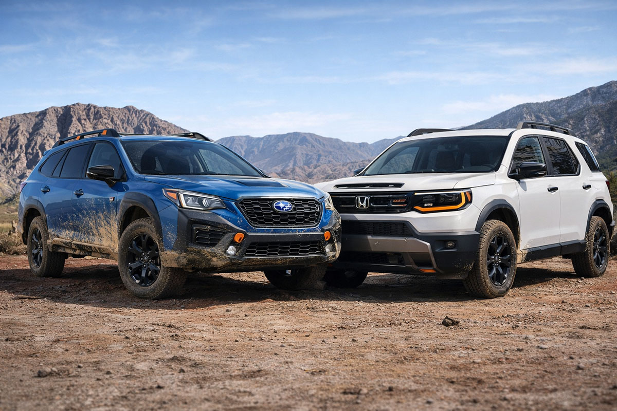 2026 Subaru Outback Wilderness vs Honda Passport Trailsport