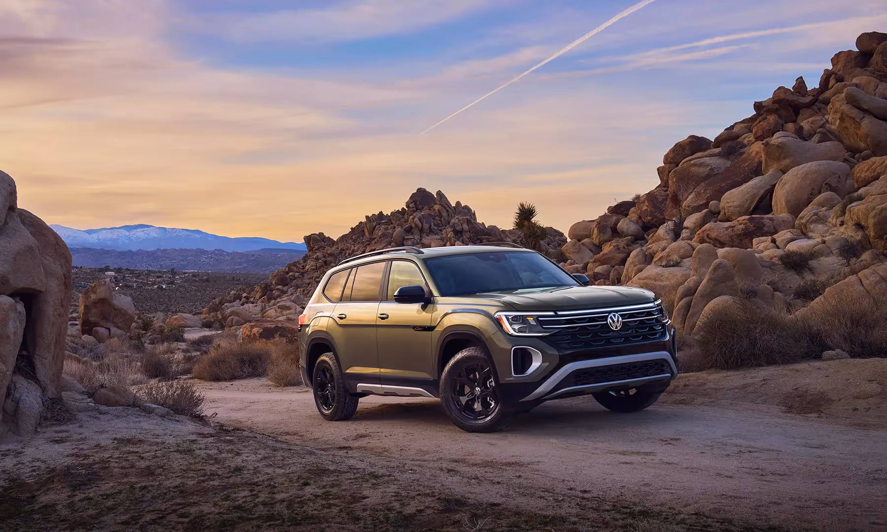 2026 VW Atlas parked in mountains