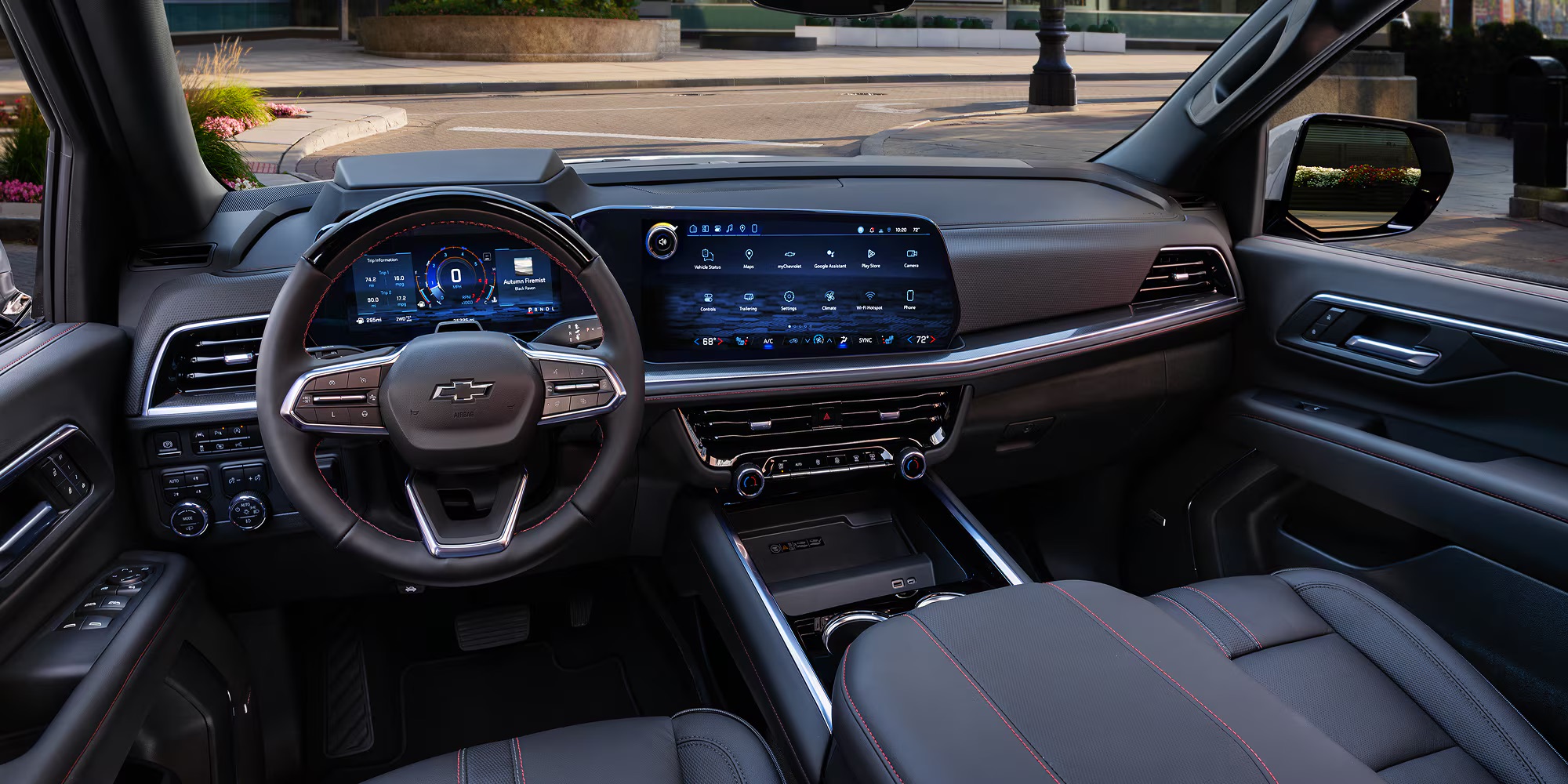 2026 Chevrolet Tahoe dashboard and infotainment screen