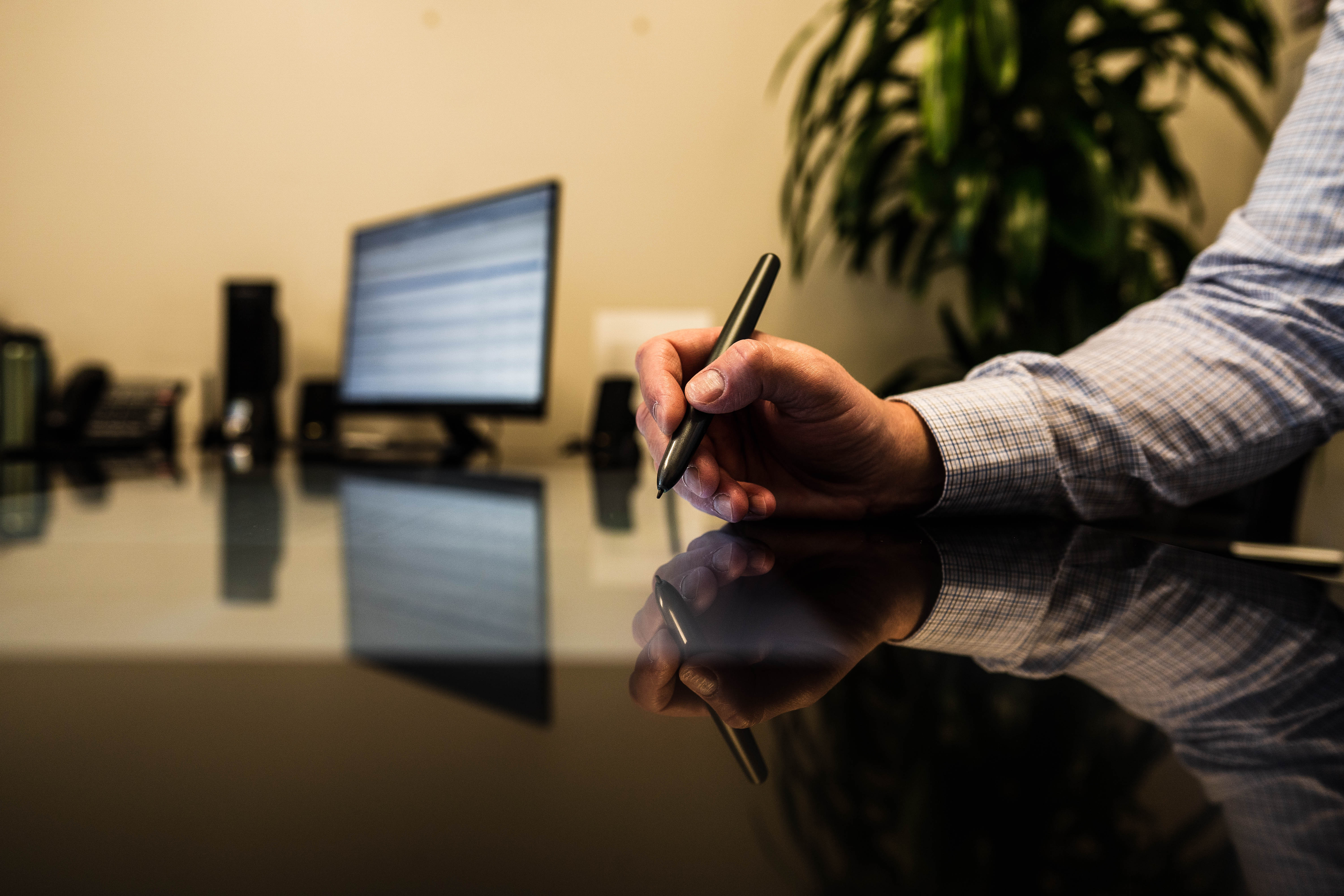 A professional consultant discussing financing options with a customer