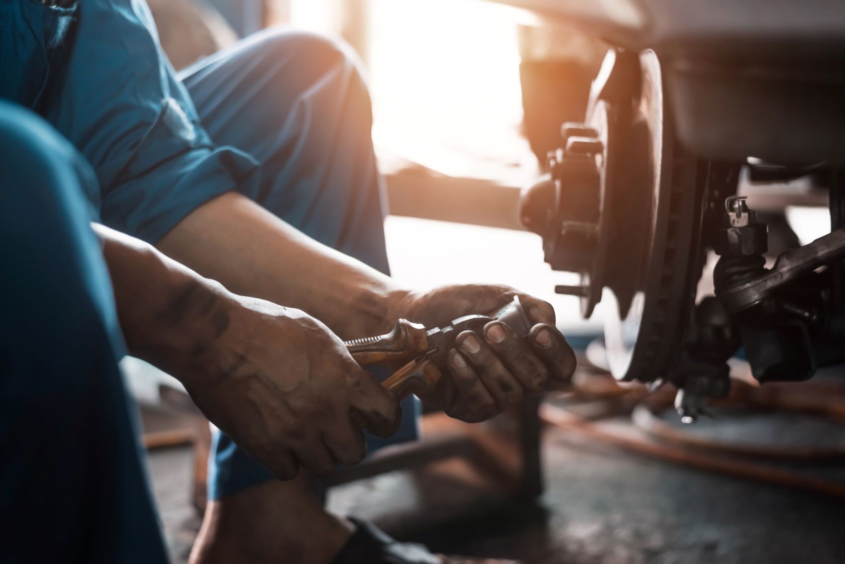 Brake servicing process