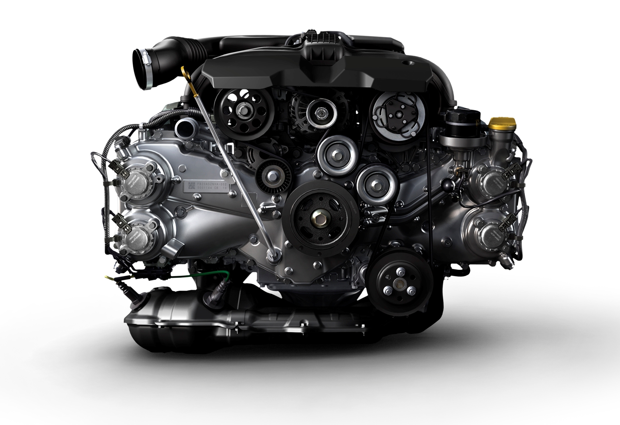 Detailed engine showcasing complex mechanical design, featuring intricate gears and gleaming metallic surfaces.
