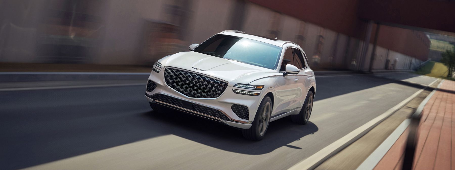 Genesis GV70 exterior design detail.