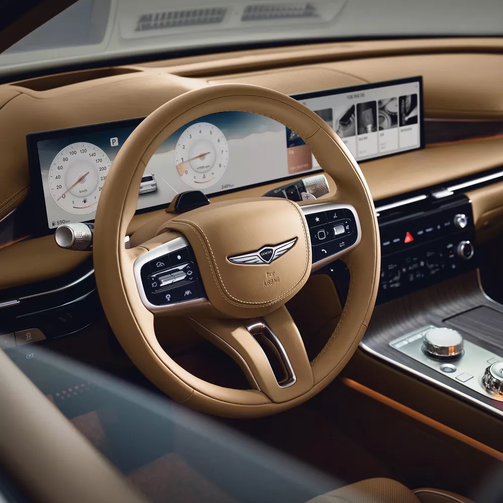 Genesis G80 interior display