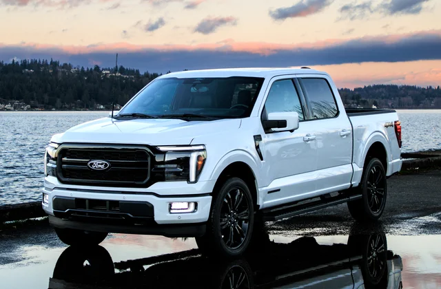 The rugged F-150 Tremor showing off its 33-inch all-terrain tires