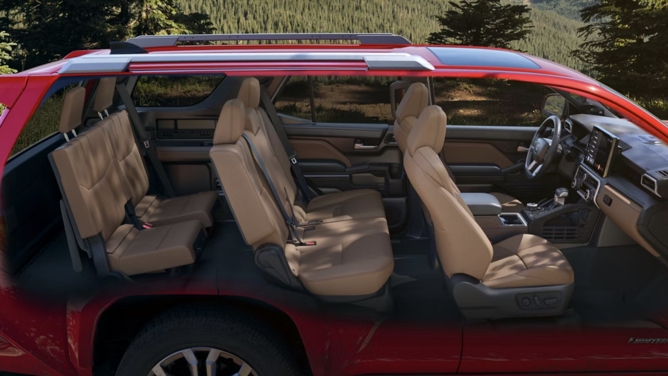 2026 Toyota 4Runner cargo and family space