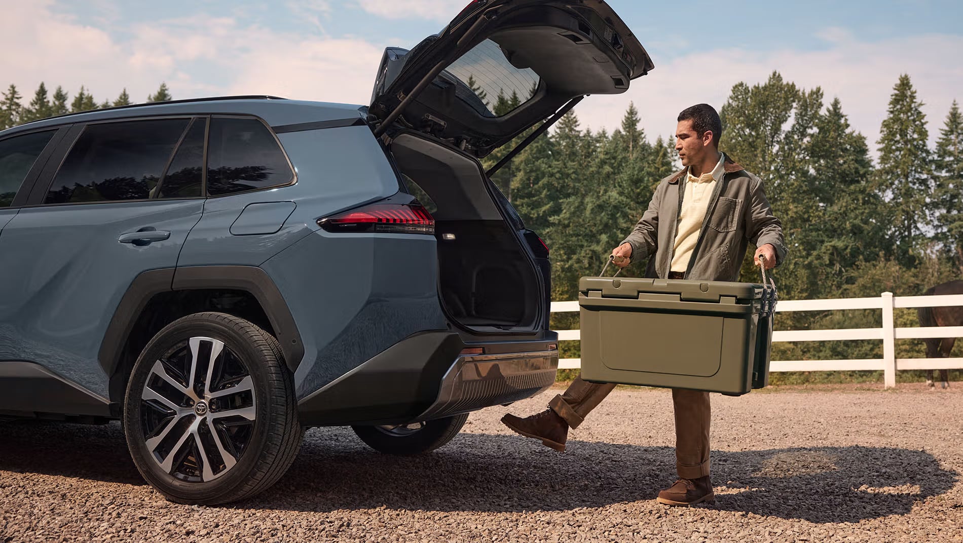 Toyota RAV4 interior and cargo lifestyle image.