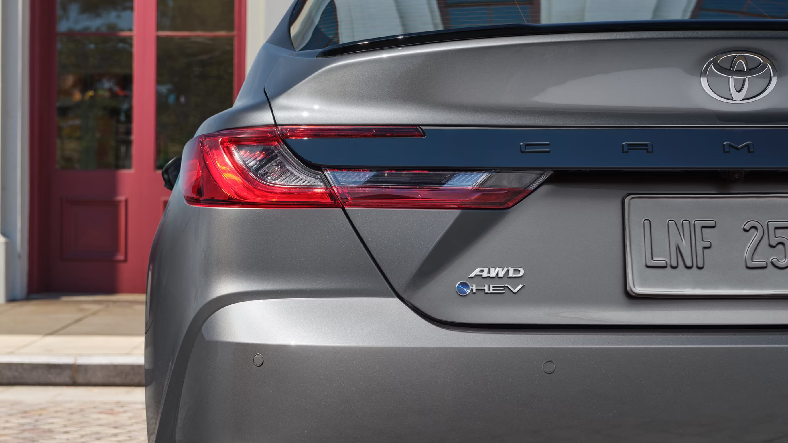 Toyota Camry AWD hybrid badging