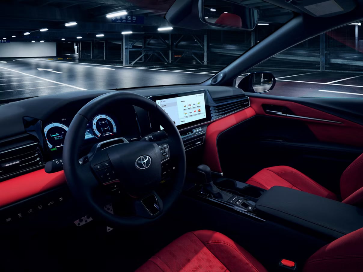 Toyota Camry front cabin and multimedia system